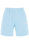 Versace 1978 Re-edition Brushed Jersey Shorts In Blue