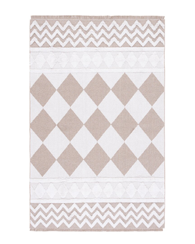 Safavieh Dnu  Augustine Recycled Cotton & Polyester Rug In White