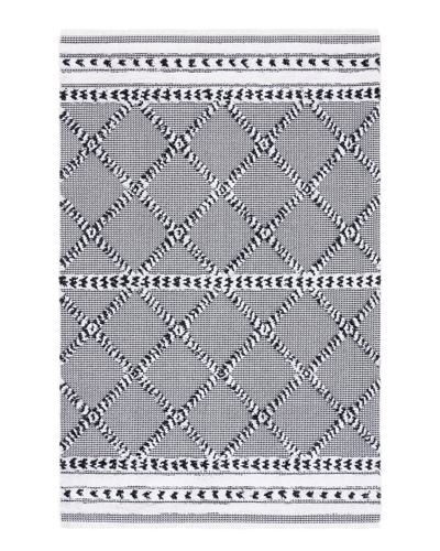 Safavieh Dnu  Augustine Recycled Cotton & Polyester Rug In Black