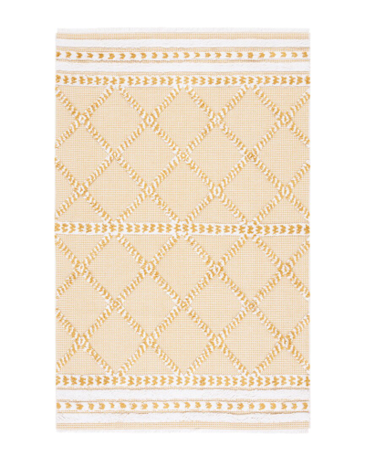 Safavieh Augustine Recycled Cotton & Polyester Rug In Gold