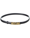 MOSCHINO MOSCHINO LOGO LEATHER BELT