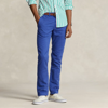 Polo Ralph Lauren Straight Fit Linen-cotton Pant In Beach Royal