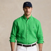 Polo Ralph Lauren Lightweight Linen Shirt In Classic Kelly