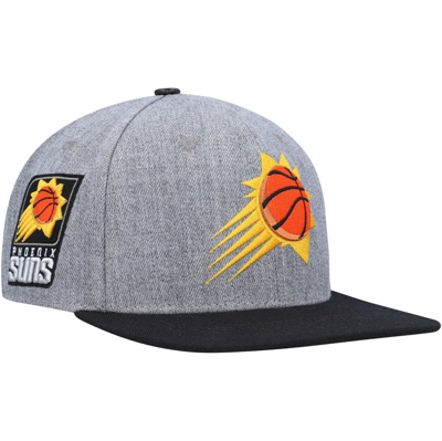 Pro Standard Men's  Gray, Black Phoenix Suns Classic Logo Two-tone Snapback Hat In Gray,black