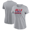 Nike Gray Buffalo Bills 2023 Nfl Playoffs Iconic T-shirt In Gray