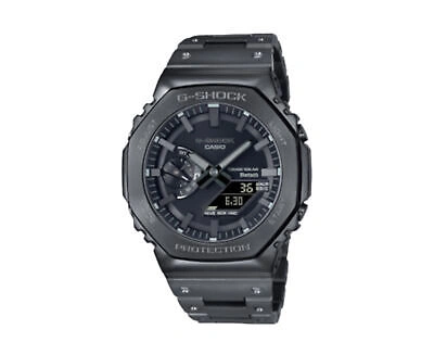 Pre-owned Casio G-shock Gmb2100bd A/d Metal Black Watch Gmb2100bd-1a