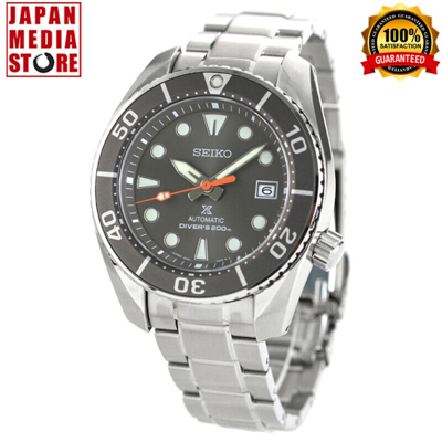 Pre-owned Seiko Prospex Sbdc097 Sumo Scuba Gray Dial Diver Automatic 200m Men Watch Japan
