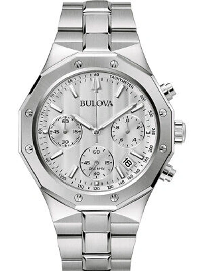 Pre-owned Bulova 96b408 Misc Classic Chronograph Mens Watch 44mm