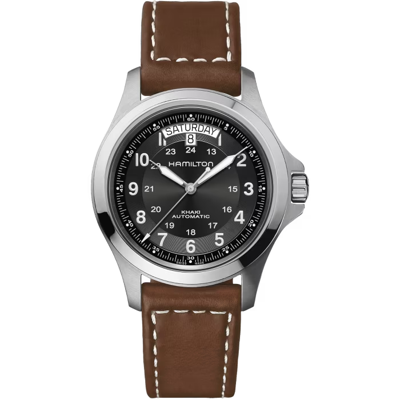 Pre-owned Hamilton Khaki King Series Automatic Men's Watch H64455533