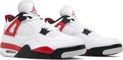 Pre-owned Jordan Air  4 Retro 'red Cement' Men's Size 7.5 - 13 Dh6927-161 Ds Nike Brand
