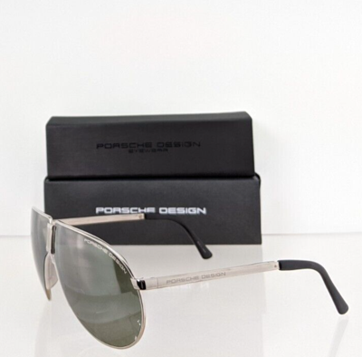 Pre-owned Porsche Design Brand Authentic  Sunglasses P 8480 B Gold P' 8480 66mm Frame In Silver