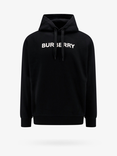 BURBERRY BURBERRY MAN SWEATSHIRT MAN BLACK SWEATSHIRTS