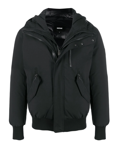 Pre-owned Mackage Dixon Hooded Down Jacket Men's Coat Brand With Tags, Msrp $1,190 In Black