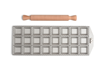 Marcato 36 Square Ravioli Mold Set In Silver