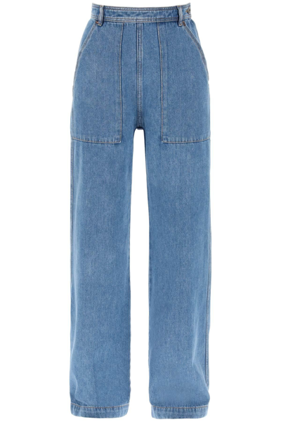 Weekend Max Mara Patroni Relaxed Fit Jeans In Blue