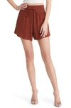 OPEN EDIT TIE WAIST PULL-ON SHORTS