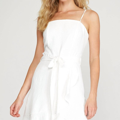 She + Sky Legacy Elegant White Dress