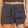 POL COZY KNIT CABLE SHORTS