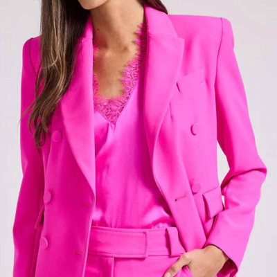 Generation Love Clara Crepe Blazer In Pink