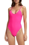 GOOD AMERICAN GOOD AMERICAN ALWAYS SUNNY ONE-PIECE SWIMSUIT