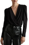& OTHER STORIES SURPLICE NECK LONG SLEEVE TOP