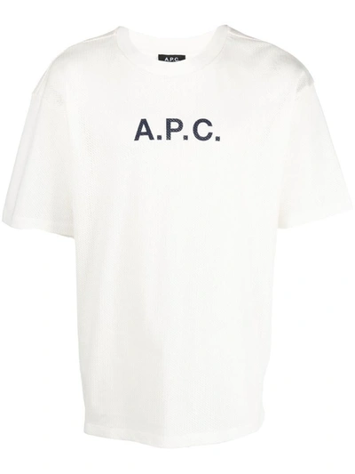 Apc A.p.c. T-shirt Moran Clothing In Aad Ecru