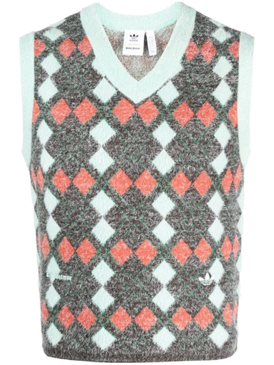 Adidas Originals By Wales Bonner Wb Knit Vest Clothing In Multicolor