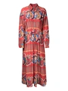 Alessandro Enriquez Crepe Multicolor Dress In Multi