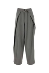 Ami Alexandre Mattiussi Trousers With Panels Mineral Grey In Grey