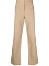 Aspesi Pantalone Adrien In Misto Lino Fiammato - Sabbia In Brown