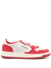 Autry Medalist Panelled Suede Sneakers In Neutral