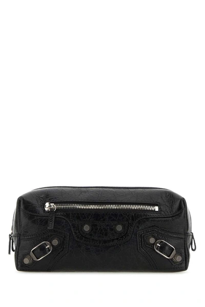 Balenciaga Beauty Case. In Black