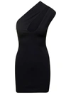 Solace London Black Alexa Cut-out Minidress In Black