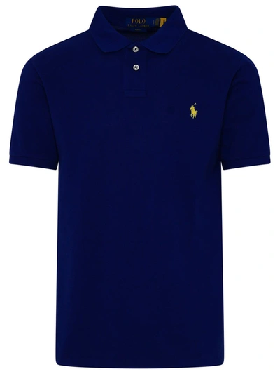 Polo Ralph Lauren Blue Cotton Polo Shirt