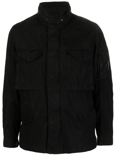 C.p. Company Field Jacket Clothing In Black