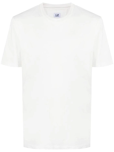 C.p. Company Logo T-shirt Clothing In White