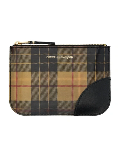 Comme Des Garçons Lenticular Xsmall Wallet In Yellow Green