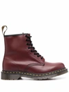 Dr. Martens' Dr. Martens 1460 Smooth Shoes In Cherry Red