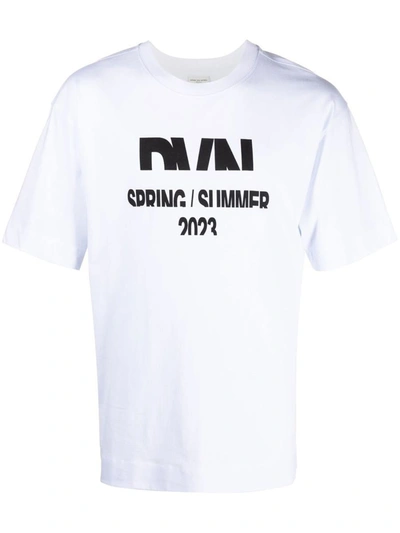 Dries Van Noten Heli Pr Sh 6603 M.k.t-shirt Clothing In 001 White