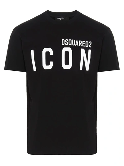Dsquared2 T-shirt Icon In White/black