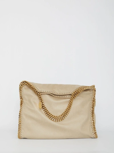 Stella Mccartney Falabella Fold Over Tote Bag In Ivory