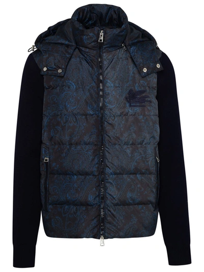 Etro Travel Jacket In Blue