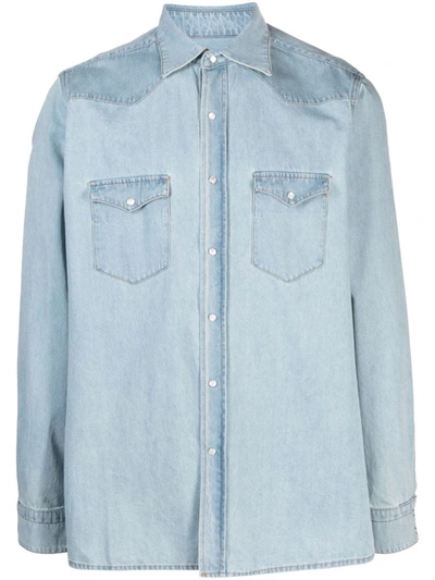 Giuliva Heritage Dean Denim Shirt In Blue