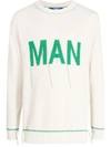 Junya Watanabe Man Sweater In 1 Natural X Green