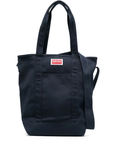 Kenzo Tote Bag Bags In 76 Navy Blue