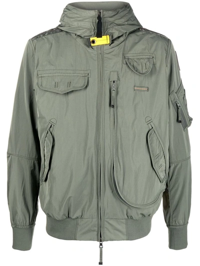 Parajumpers Fire Spring Bomber Jacket In Green