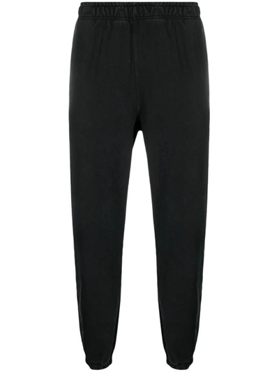 Paura Logo-embellished Cotton Track Trousers In Black