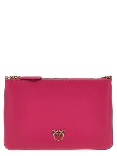 Pinko 'flat' Clutch In Fuchsia