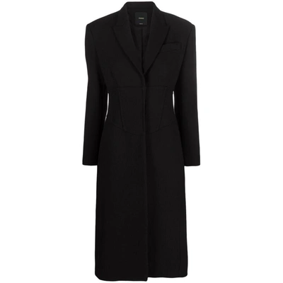 Pinko Ethernet Coat In Black