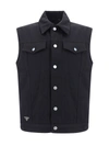 Carhartt Prada Denim Vest Gilet In Black